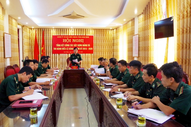 Bộ đội Biên phòng Ninh Bình thực hiện tốt công tác xây dựng Đảng
